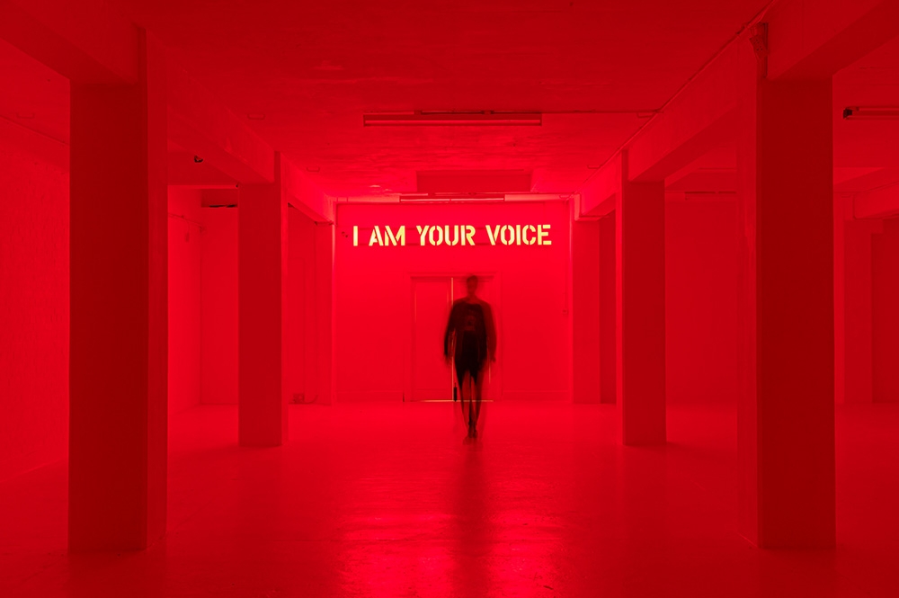 Claire Fontaine. I Am Your Voice, 2017