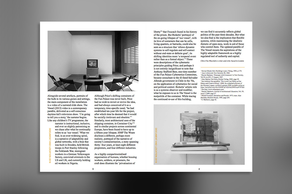 Re-Make/Re-Model. Chris Fite-Wassilak on Mike Ricketts, The Vessel 2013