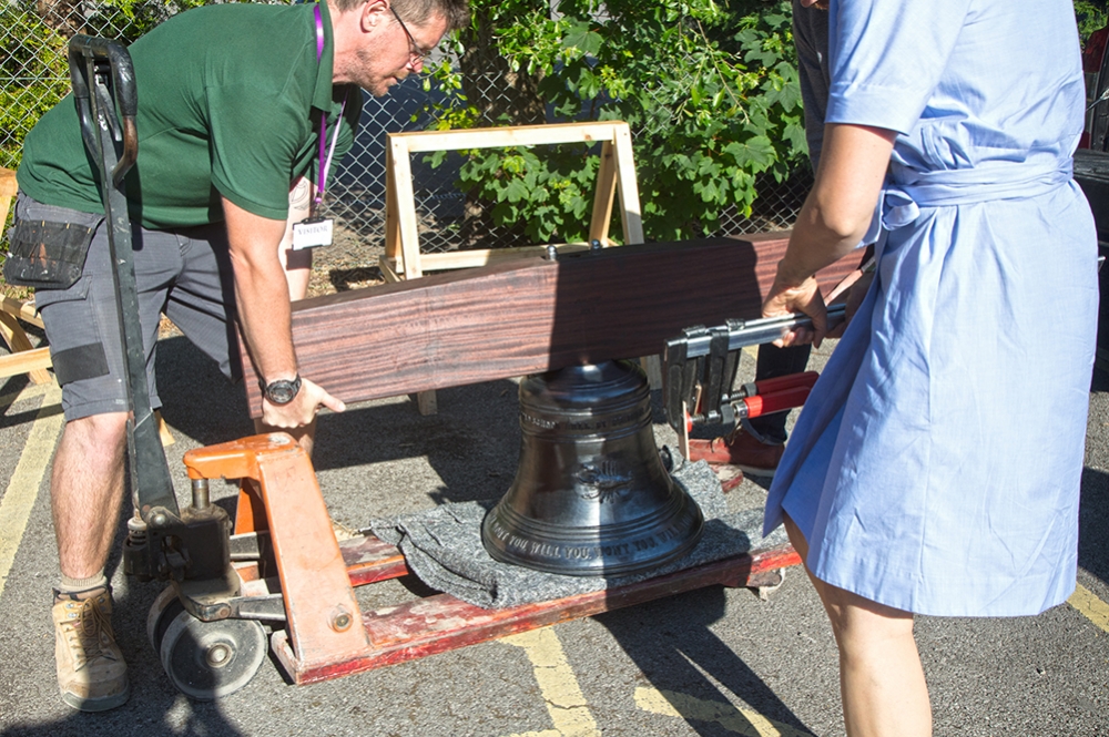 Heather and Ivan Morison. The Bell, 2019. Bishop Road Primary School.